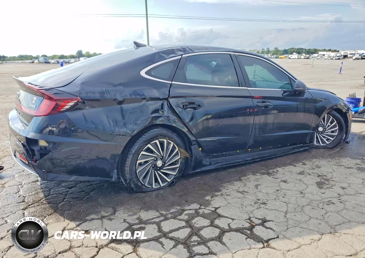 2021 Hyundai Sonata Hybrid Sel VIN:KMHL34JJ2MA034150 - 3