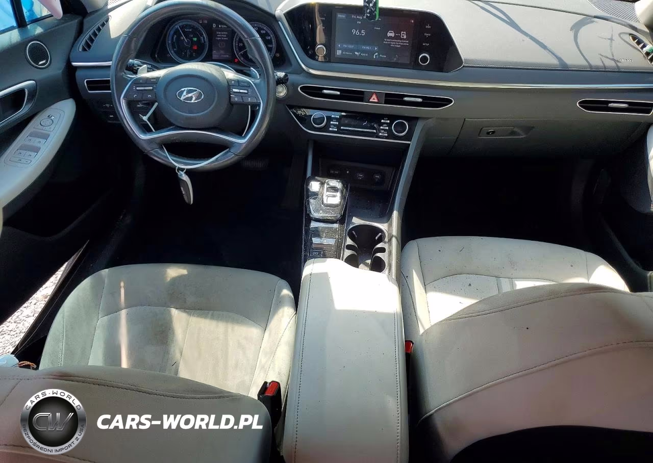 2021 Hyundai Sonata Hybrid Sel VIN:KMHL34JJ2MA034150 - 8