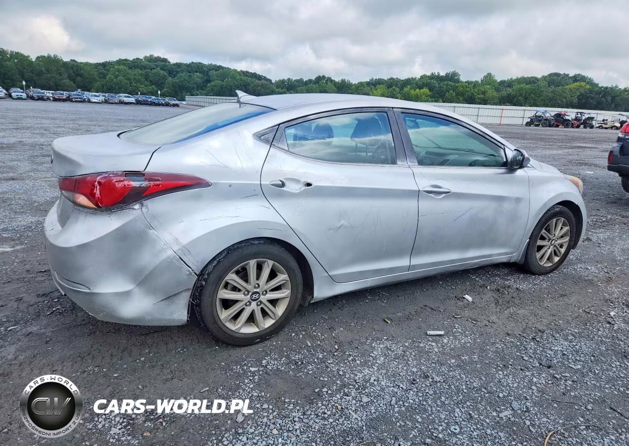 2014 Hyundai Elantra Se VIN:KMHDH4AE9EU173507 - 3