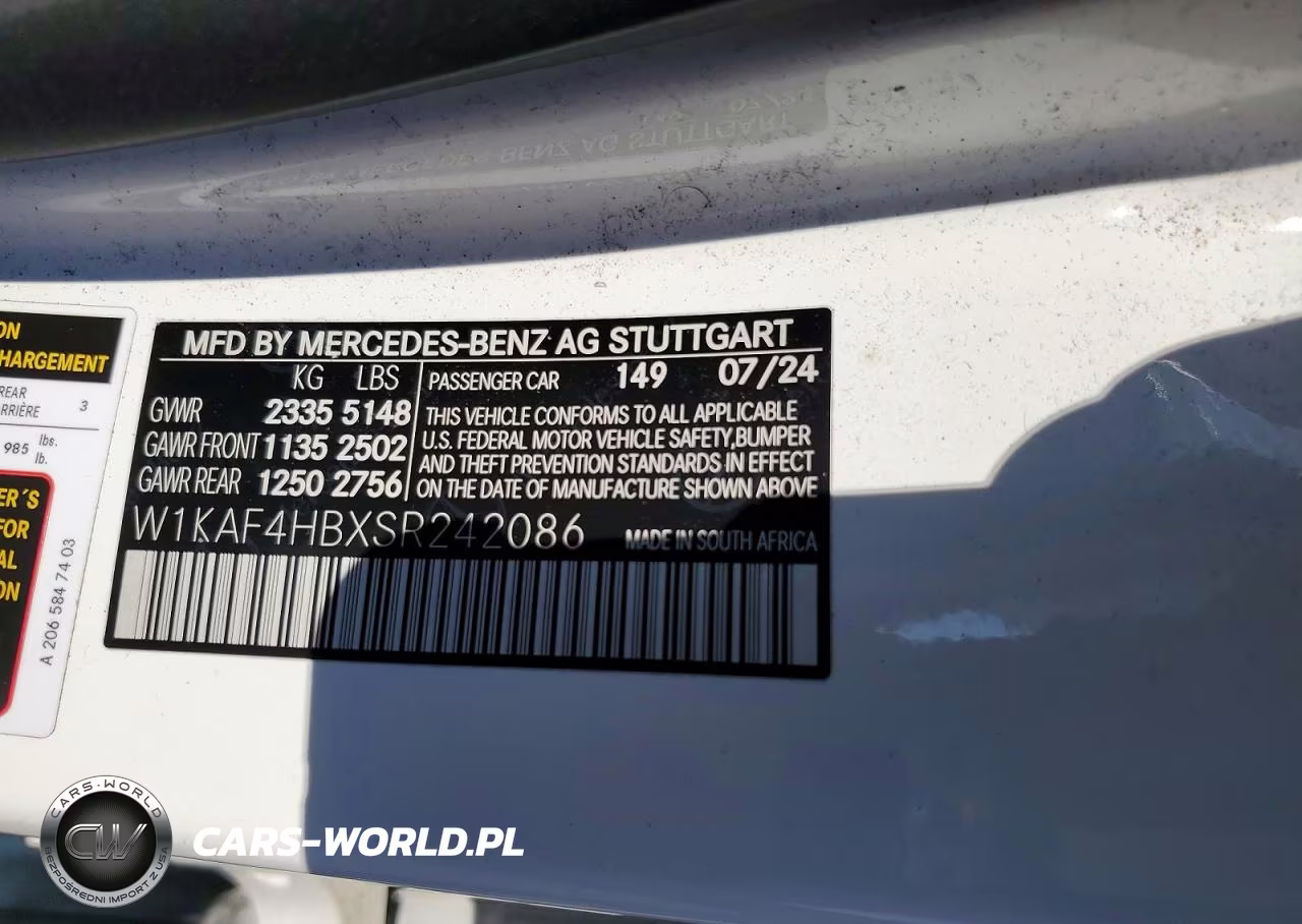 2025 Mercedes-Benz C 300 4Matic VIN:W1KAF4HBXSR242086 - 13