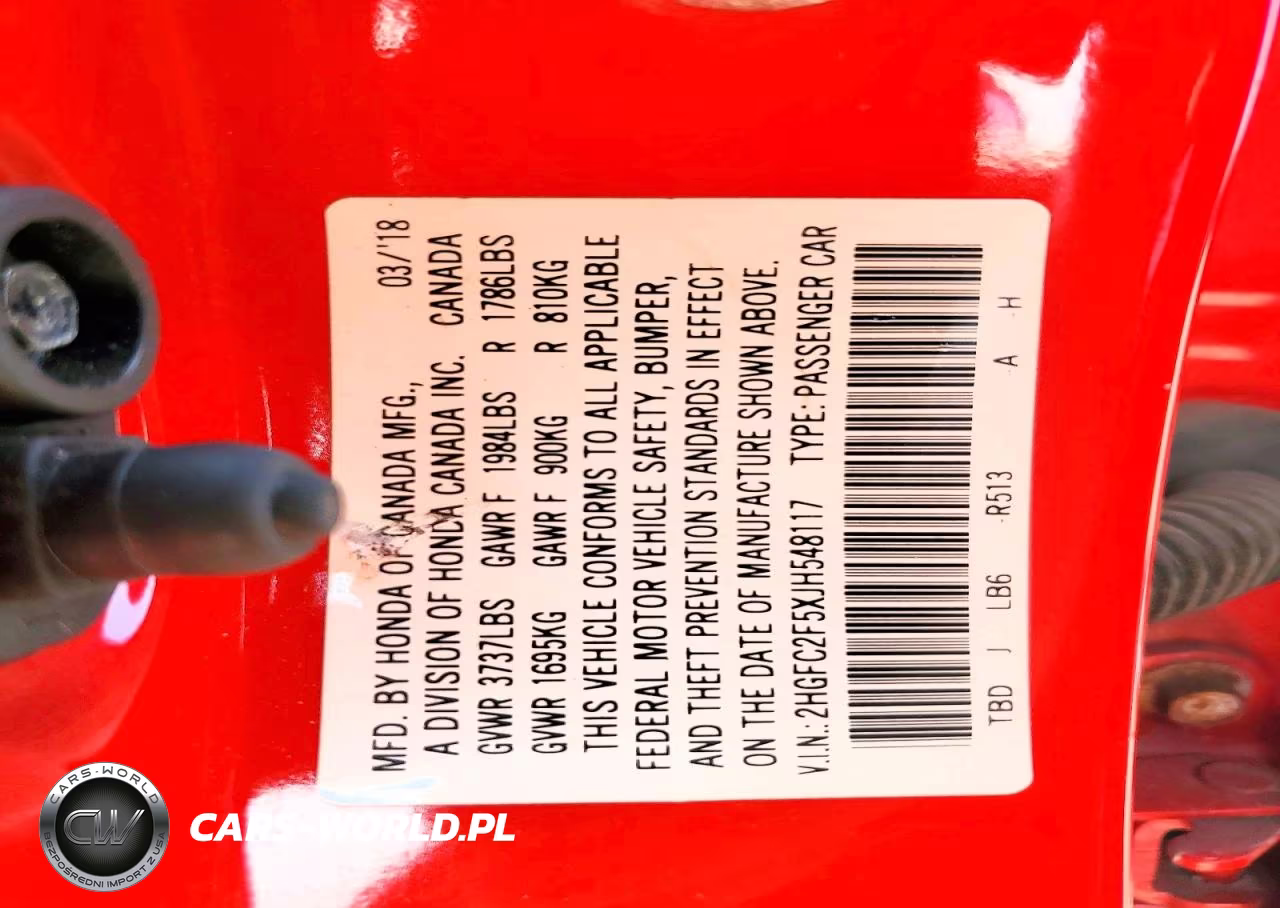 2018 Honda Civic Lx VIN:2HGFC2F5XJH548117 - 12