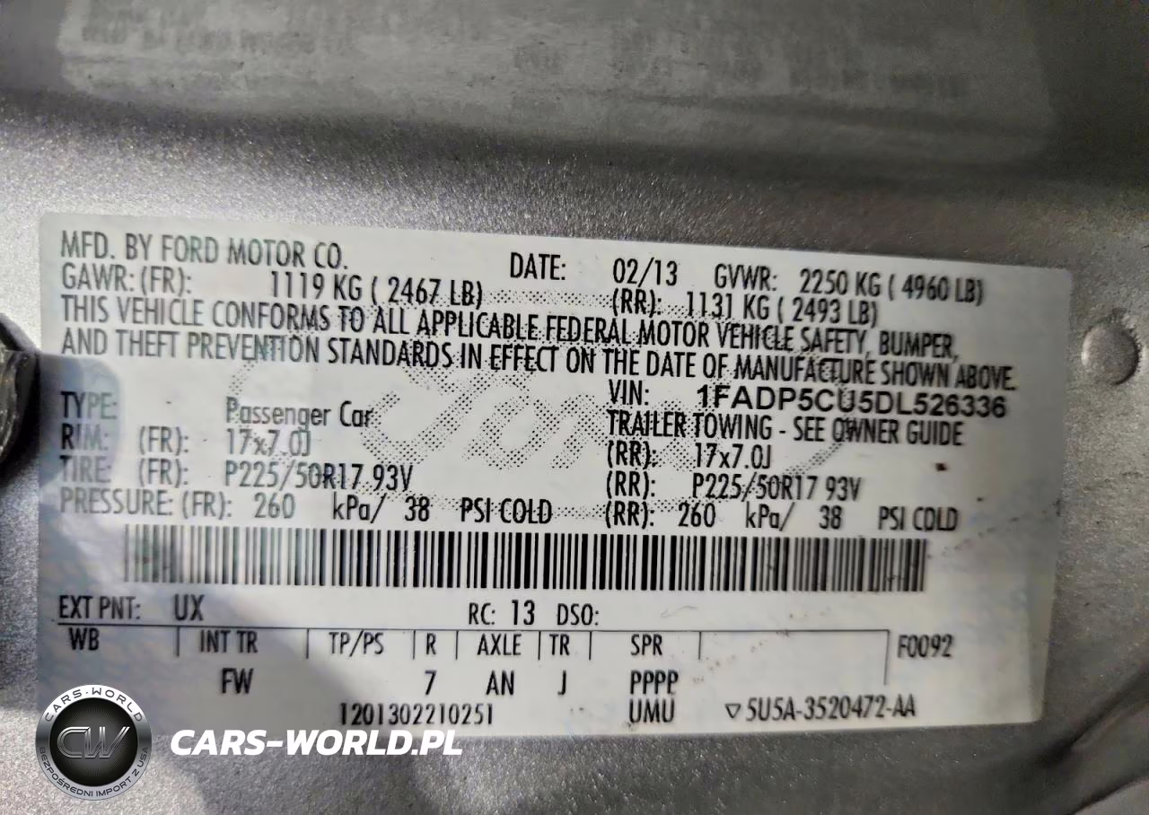 2013 Ford C-Max Premium VIN:1FADP5CU5DL526336 - 12