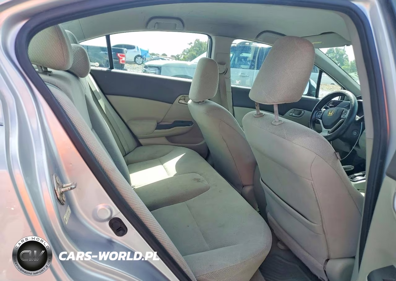 2012 Honda Civic Lx VIN:19XFB2F51CE016092 - 10
