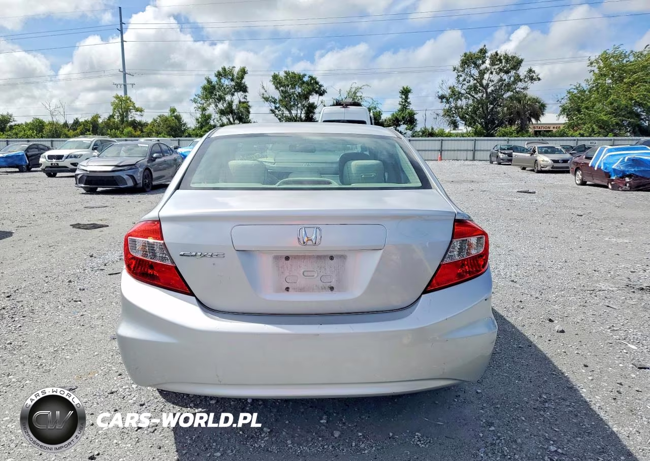 2012 Honda Civic Lx VIN:19XFB2F51CE016092 - 6