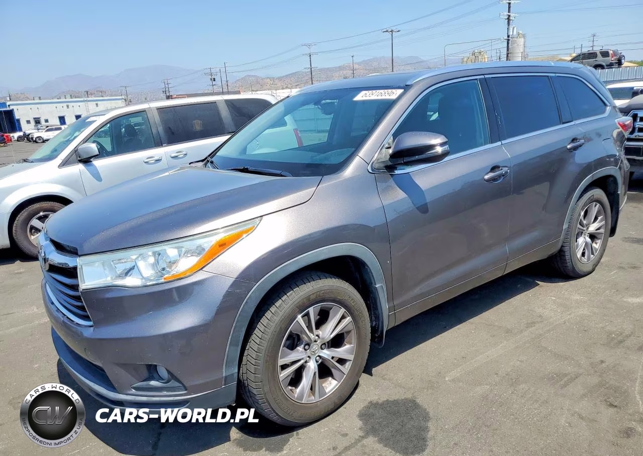 2014 Toyota Highlander Xle – zdjęcie 1 z 13