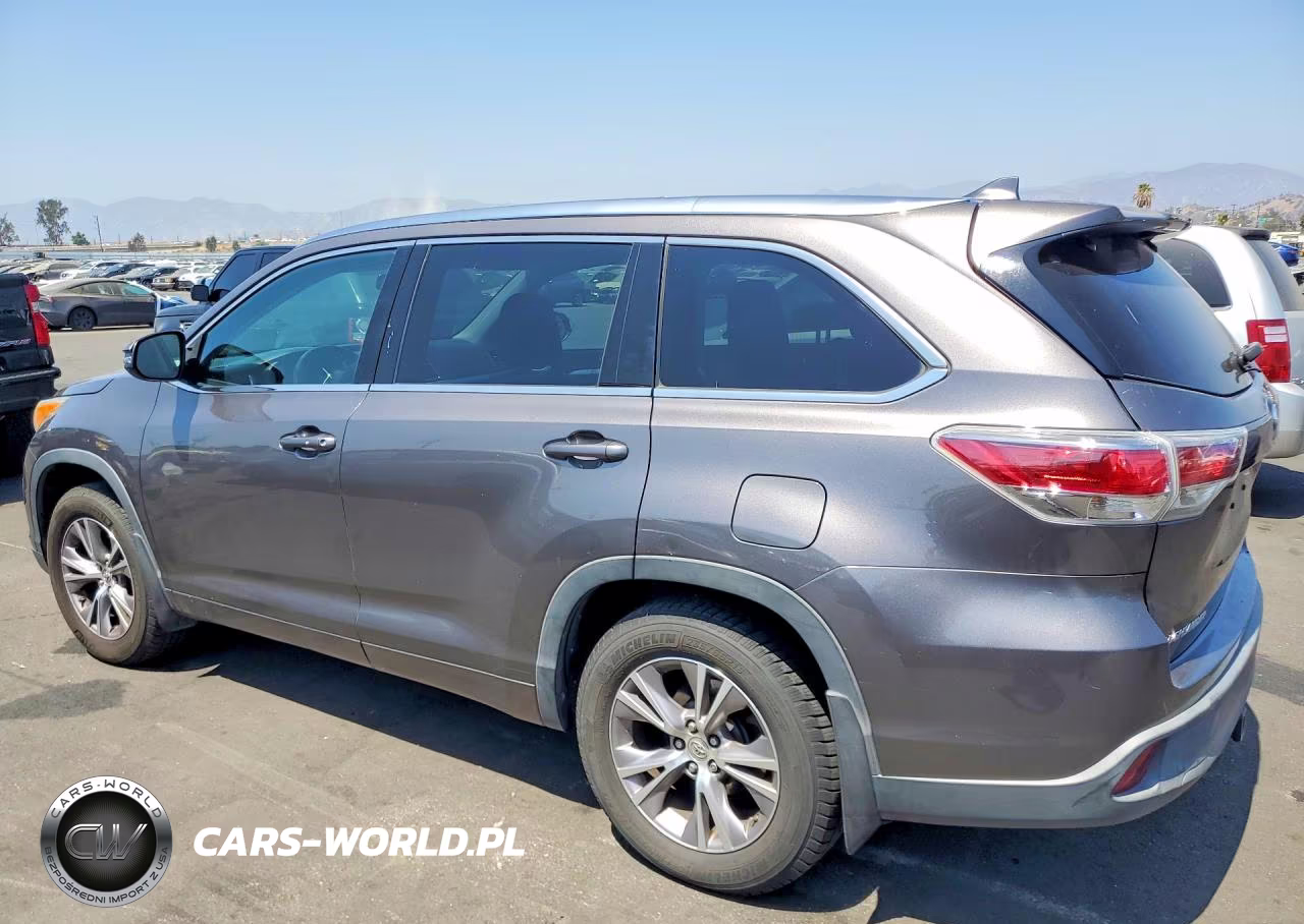 2014 Toyota Highlander Xle VIN:5TDJKRFH6ES018393 - 2