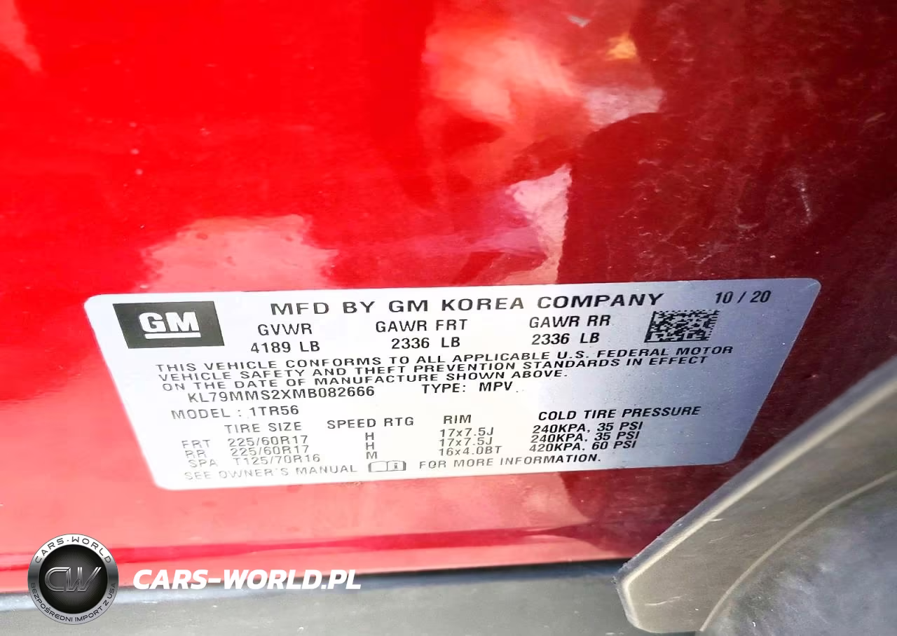 2021 Chevrolet Trailblazer Ls VIN:KL79MMS2XMB082666 - 13