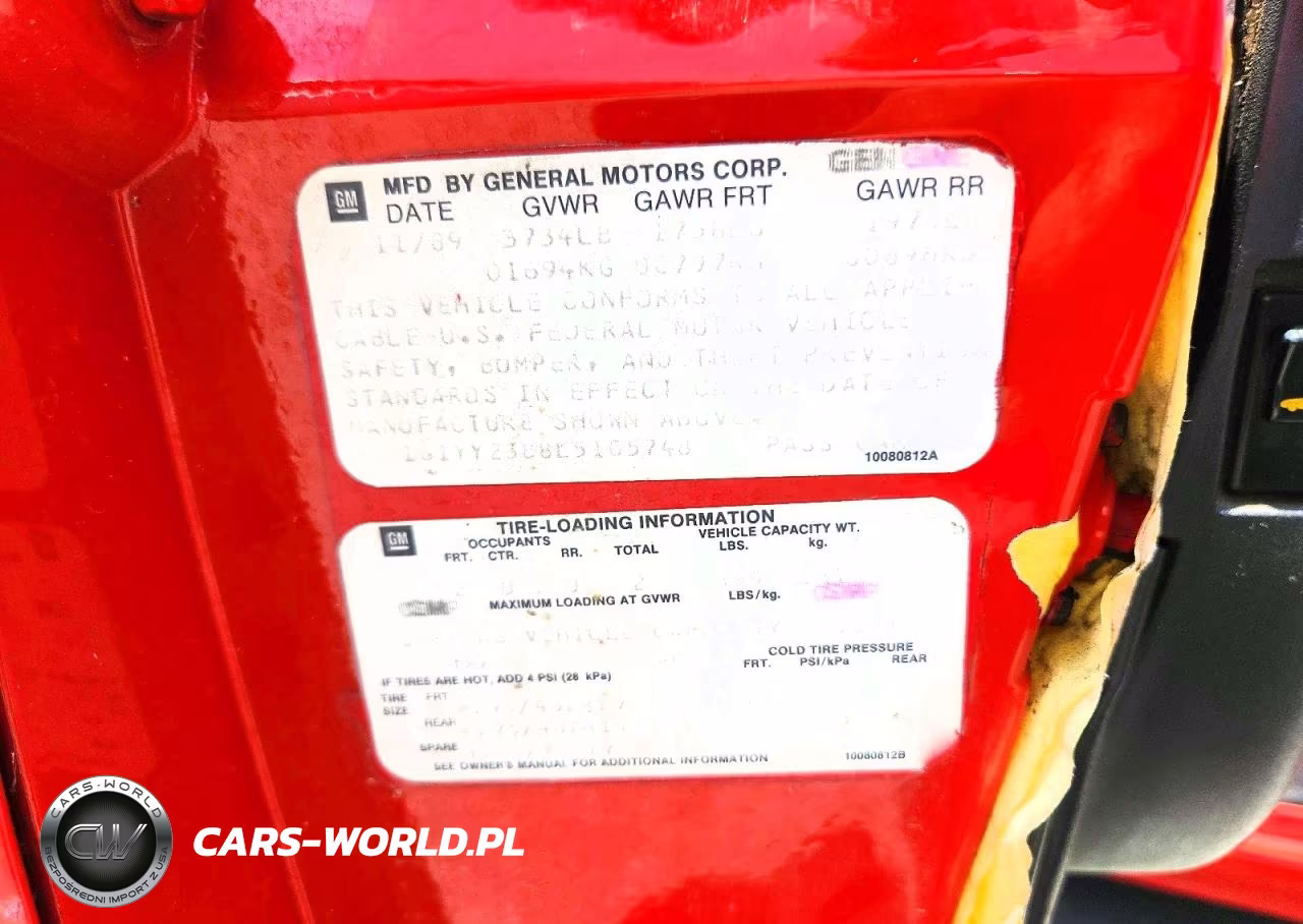 1990 Chevrolet Corvette VIN:1G1YY2388L5105748 - 12