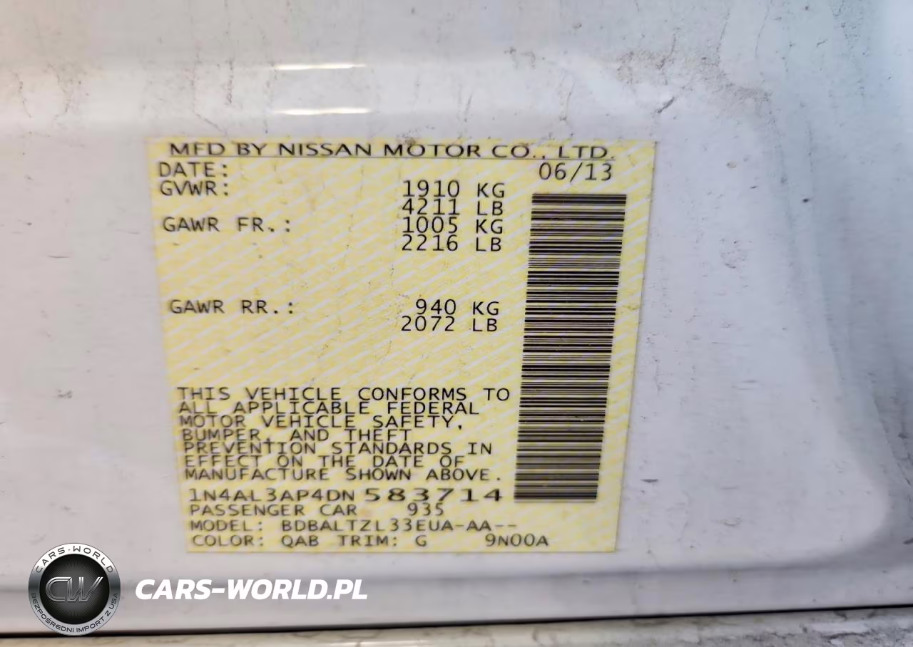 2013 Nissan Altima 2.5 VIN:1N4AL3AP4DN583714 - 13
