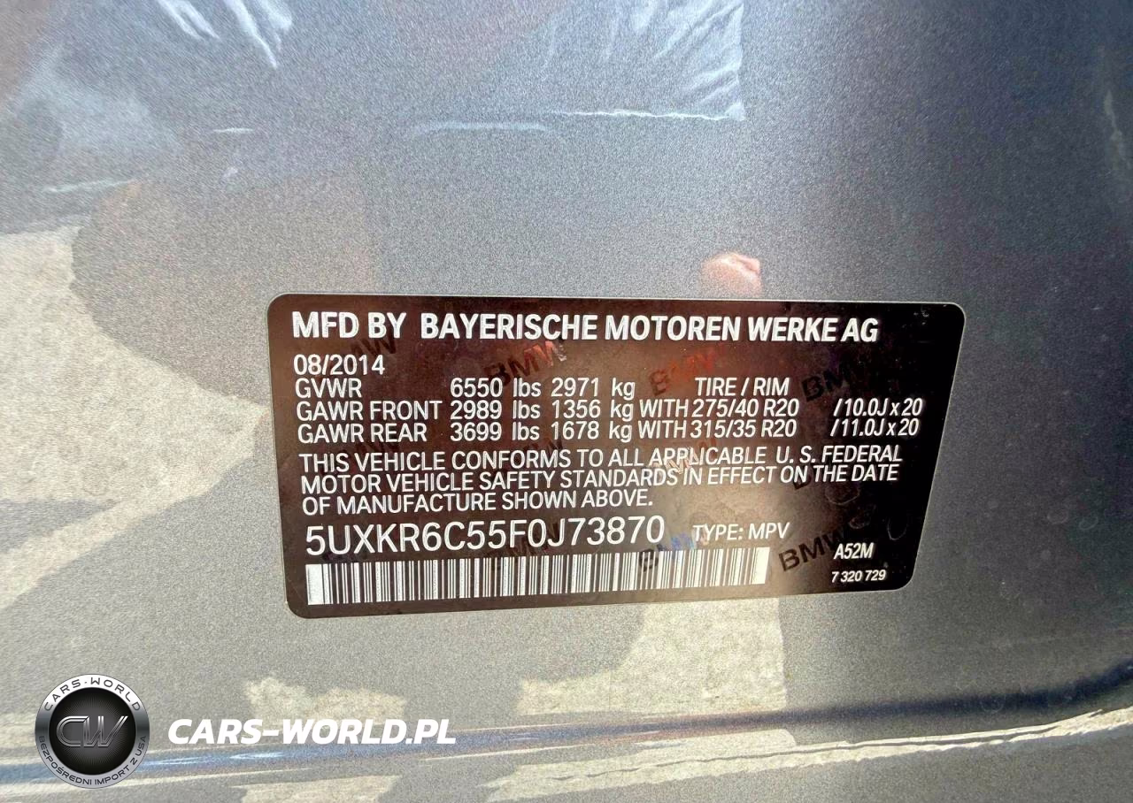 2015 BMW X5 xDrive50I VIN:5UXKR6C55F0J73870 - 10