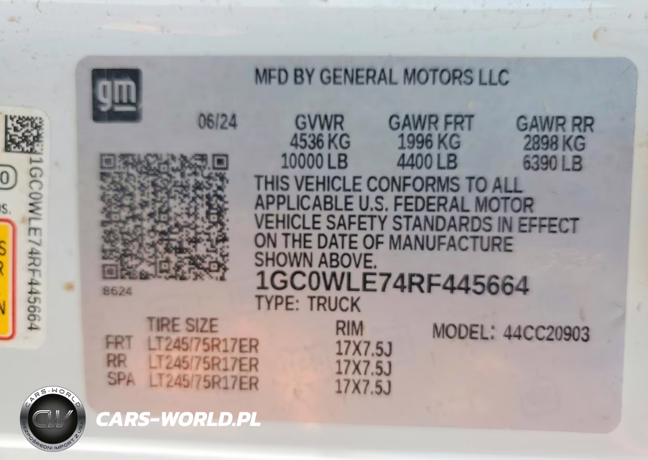 2024 Chevrolet Silverado C2500 Heavy Duty VIN:1GC0WLE74RF445664 - 12