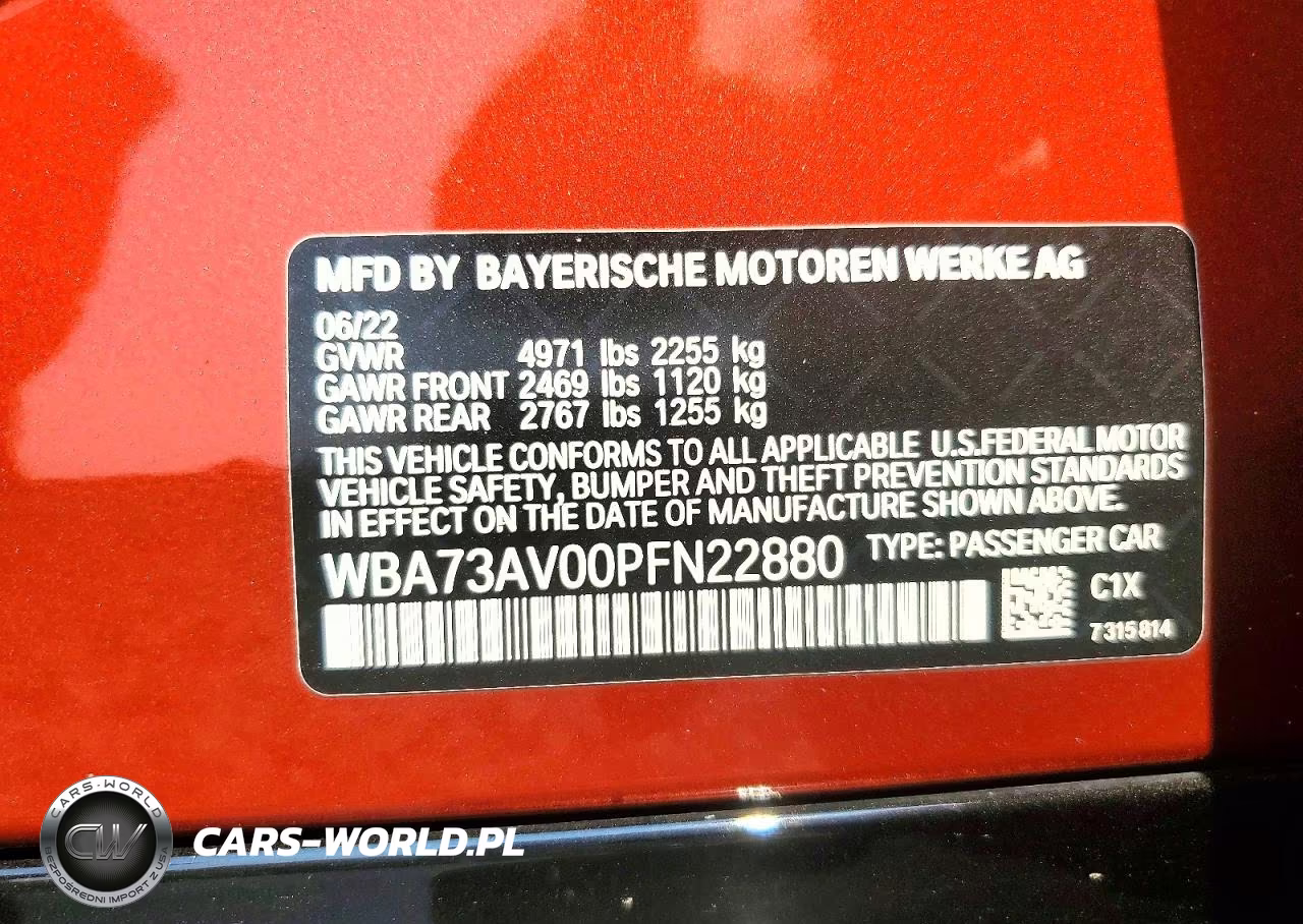 2023 BMW 430Xi Gran Coupe VIN:WBA73AV00PFN22880 - 12
