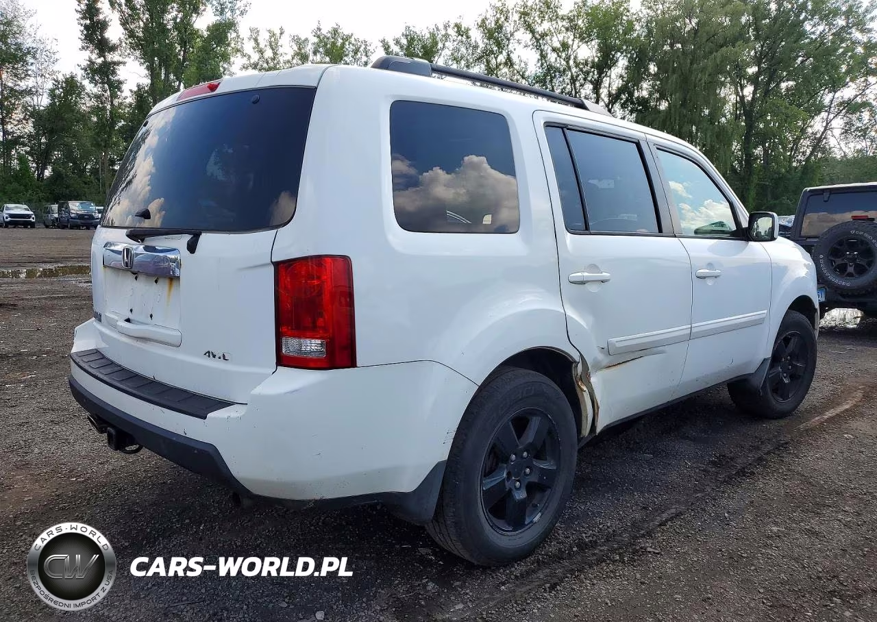 2009 Honda Pilot Exl VIN:5FNYF48619B012609 - 3
