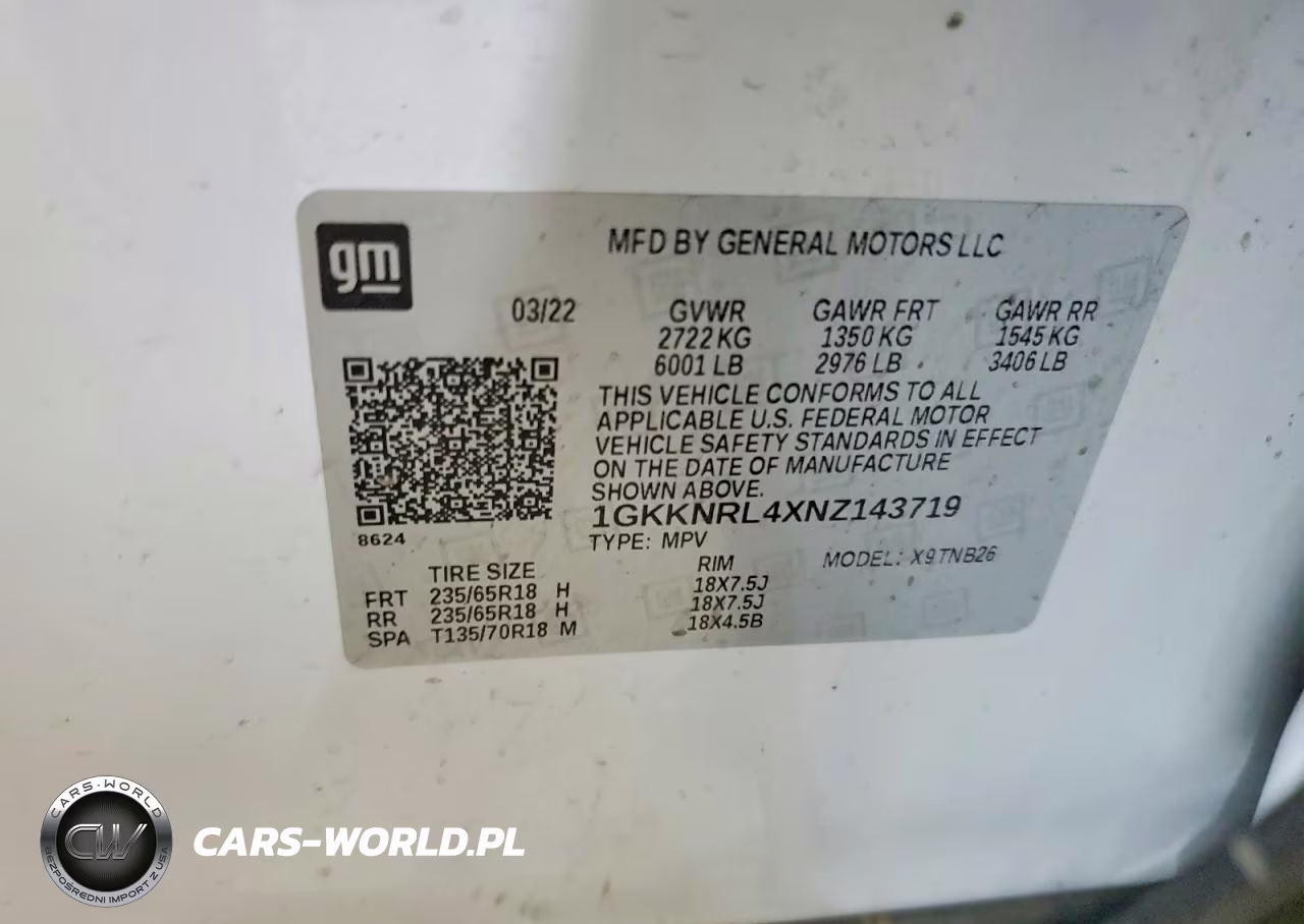 2022 GMC Acadia Sle VIN:1GKKNRL4XNZ143719 - 13