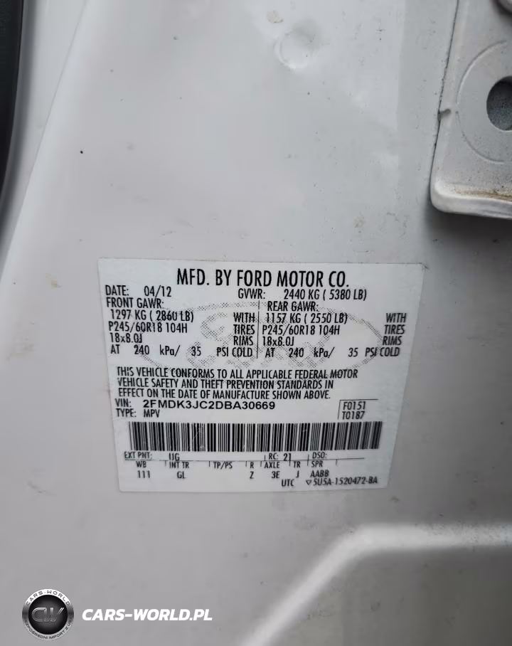 2013 Ford Edge Sel VIN:2FMDK3JC2DBA30669 - 13