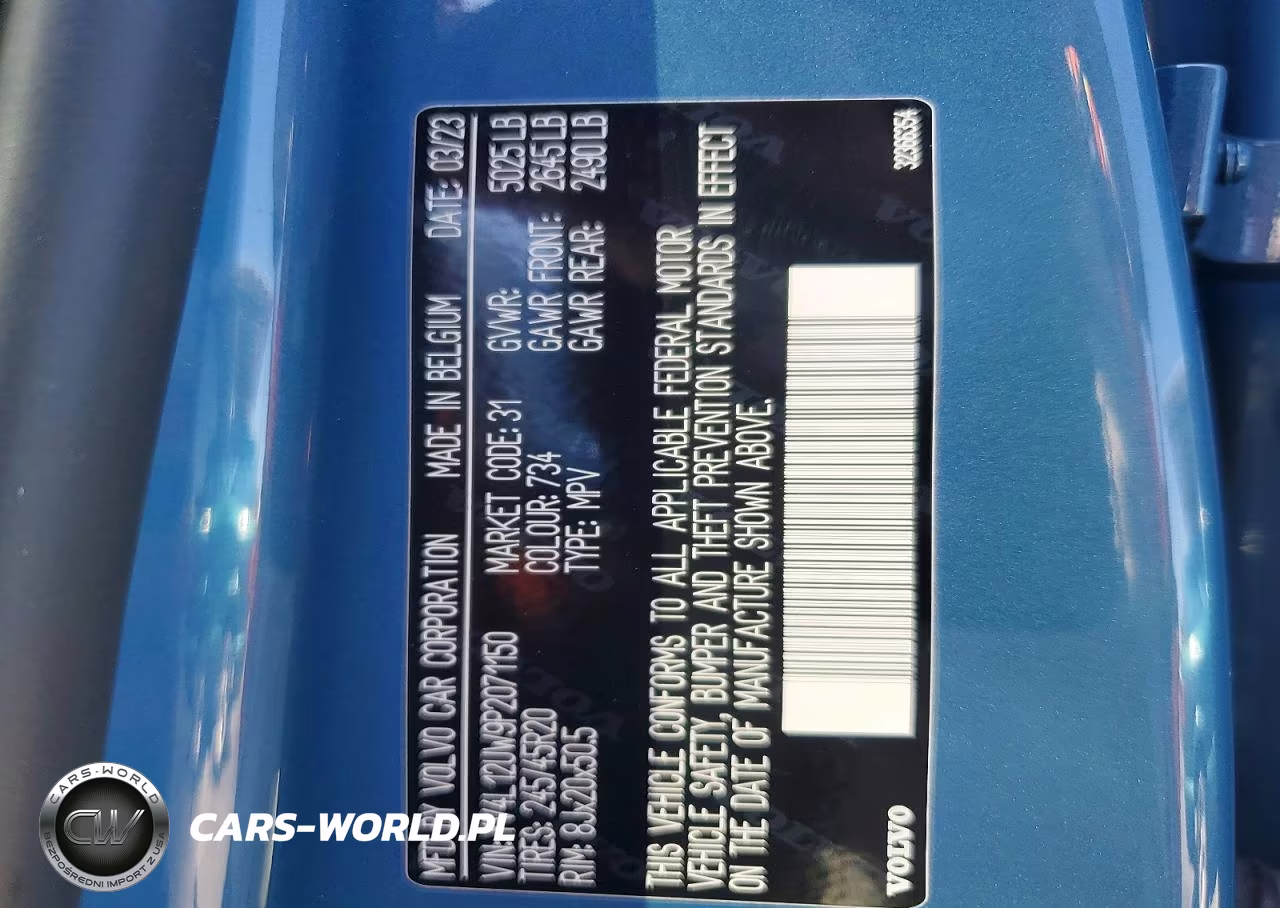 2023 Volvo Xc40 Plus VIN:YV4L12UW9P2071150 - 13