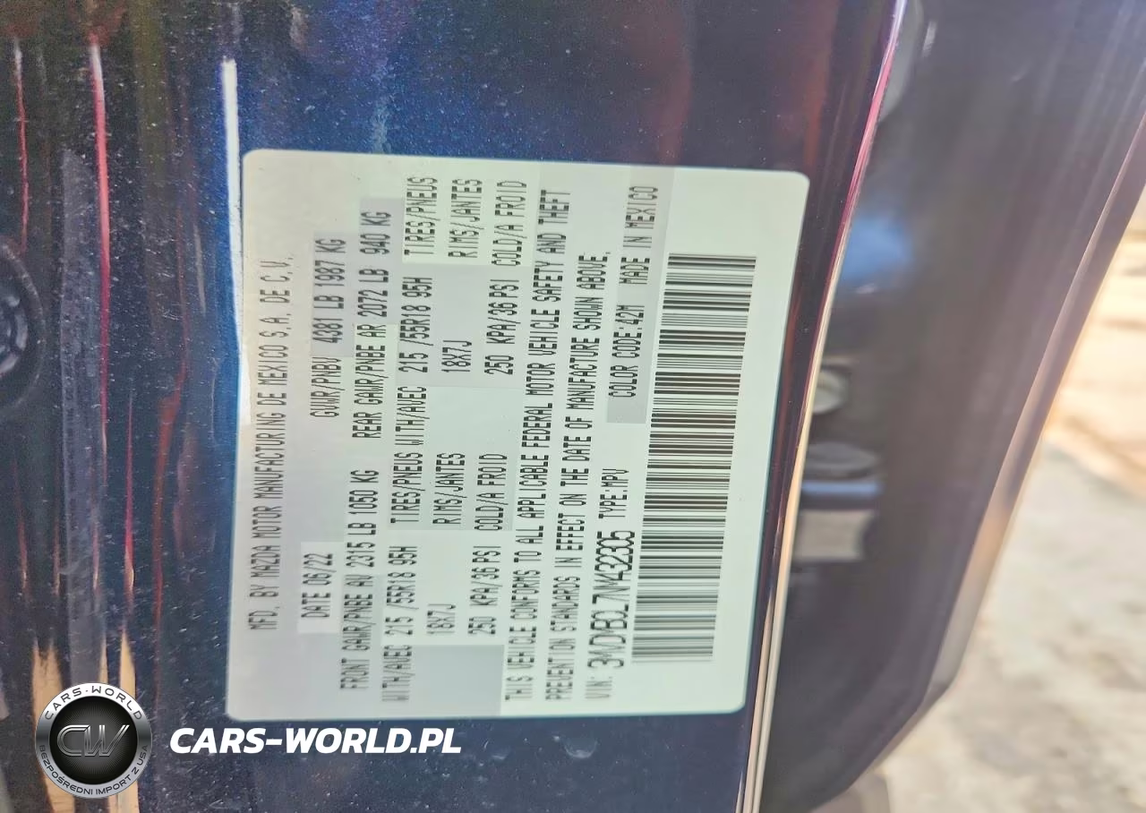 2022 Mazda Cx-30 Preferred VIN:3MVDMBCL7NM432305 - 13