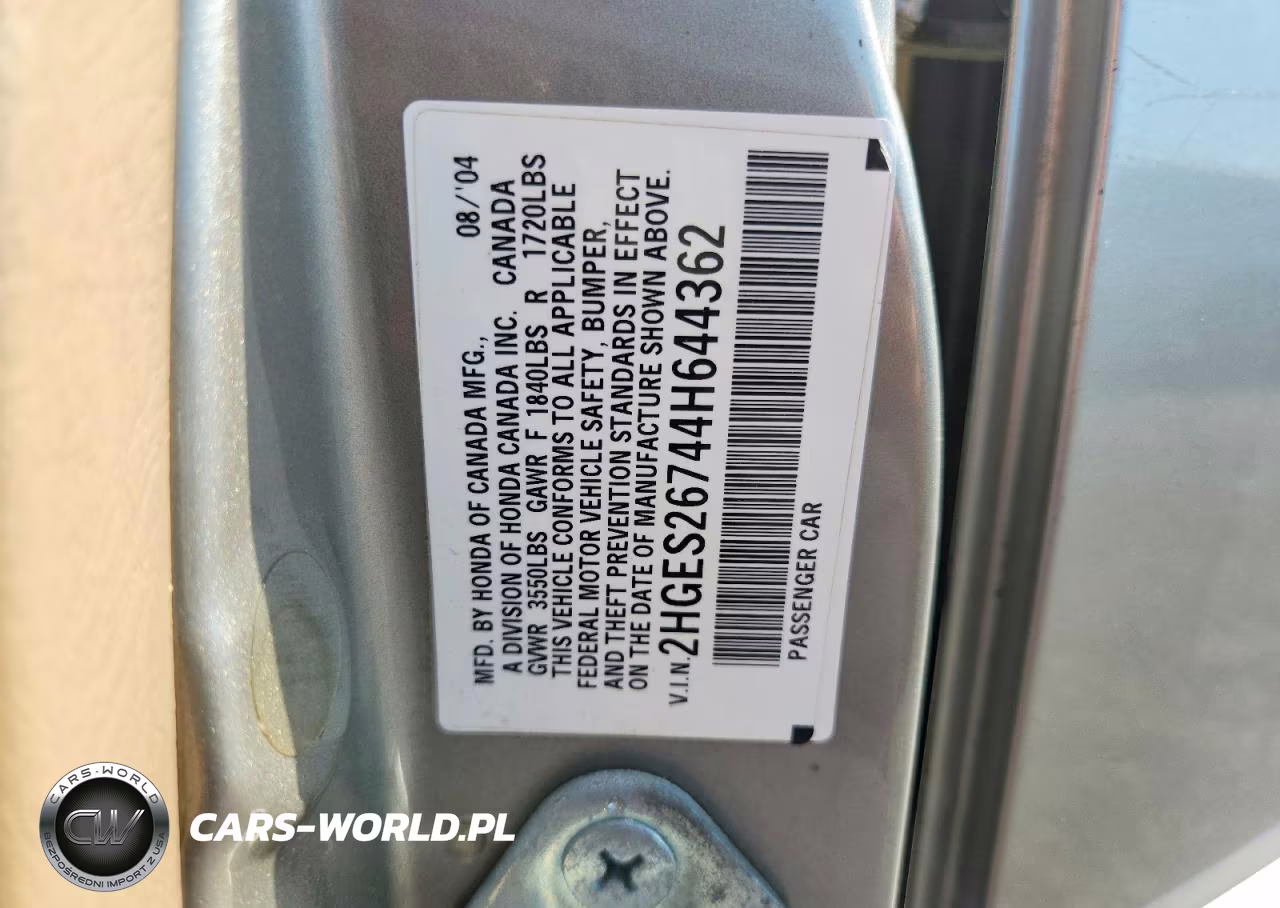 2004 Honda Civic Ex VIN:2HGES26744H644362 - 12