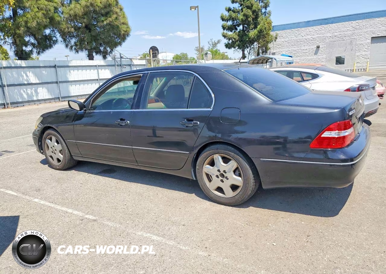 2004 Lexus Ls 430 VIN:JTHBN36F740167757 - 2