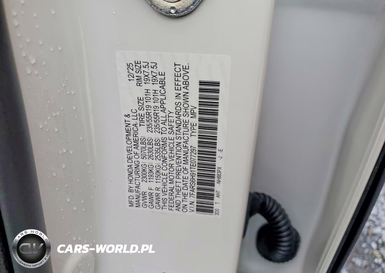 2026 Honda Cr-V Sport Touring VIN:7FARS6H91TE077297 - 13