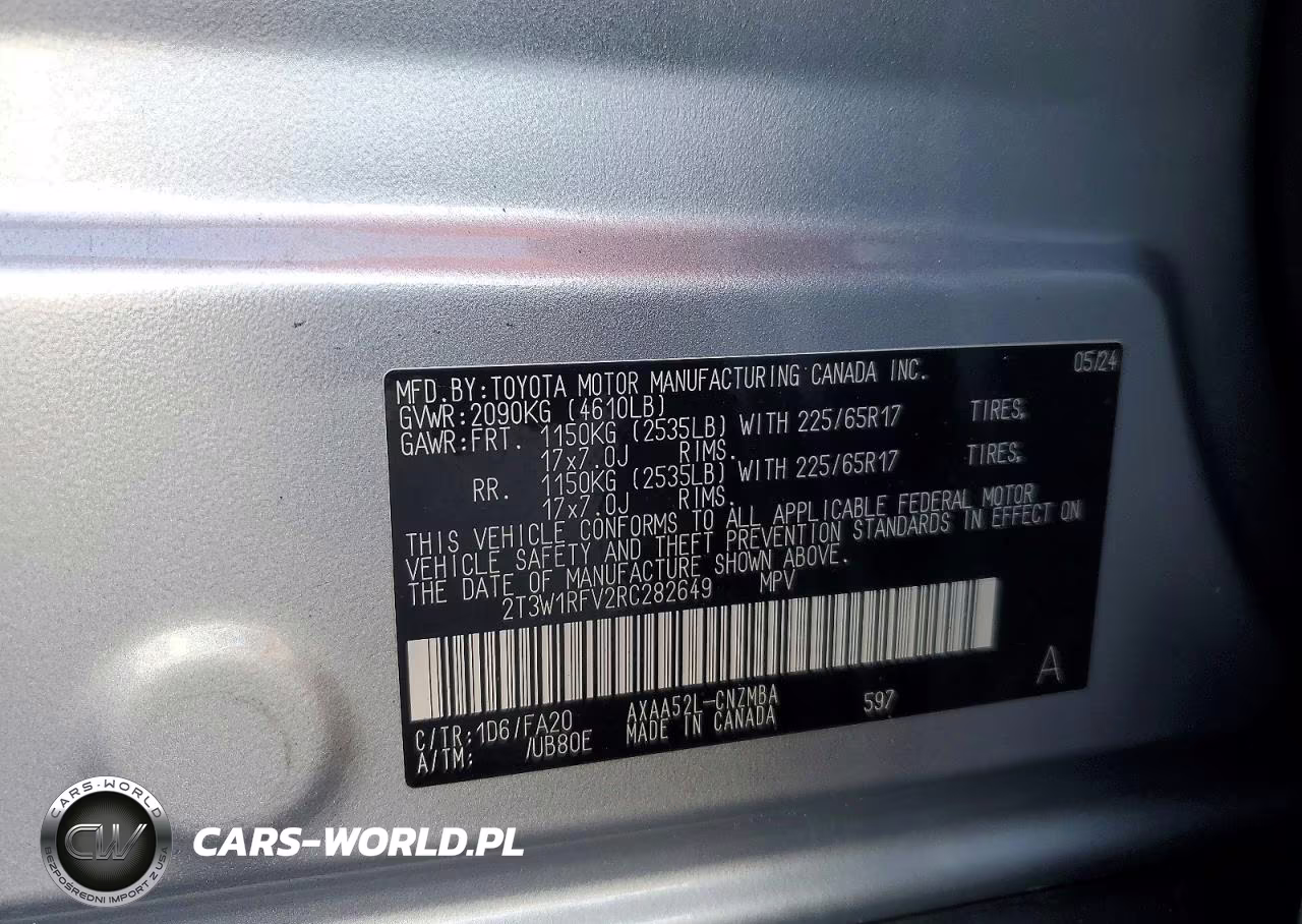 2024 Toyota Rav4 Xle VIN:2T3W1RFV2RC282649 - 13