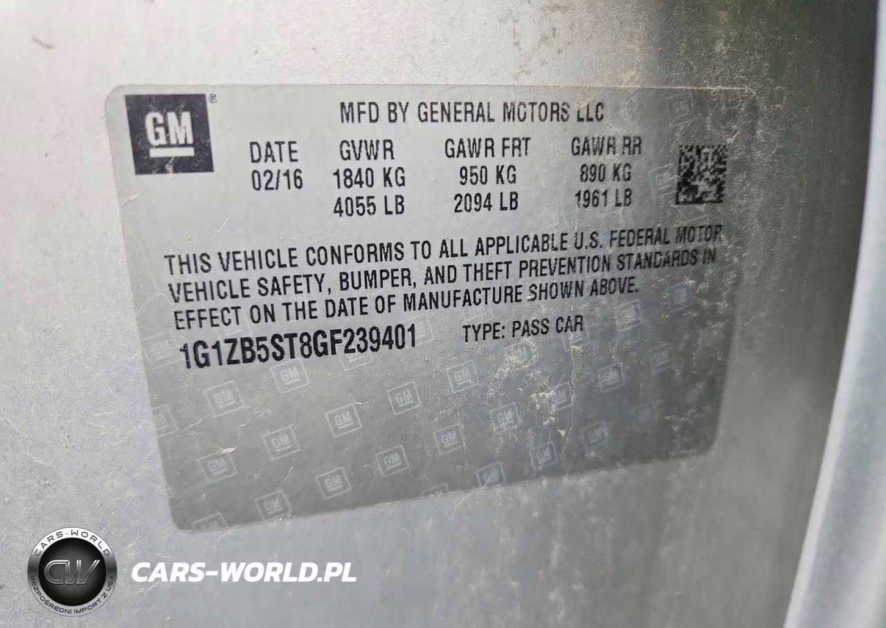 2016 Chevrolet Malibu Ls VIN:1G1ZB5ST8GF239401 - 12