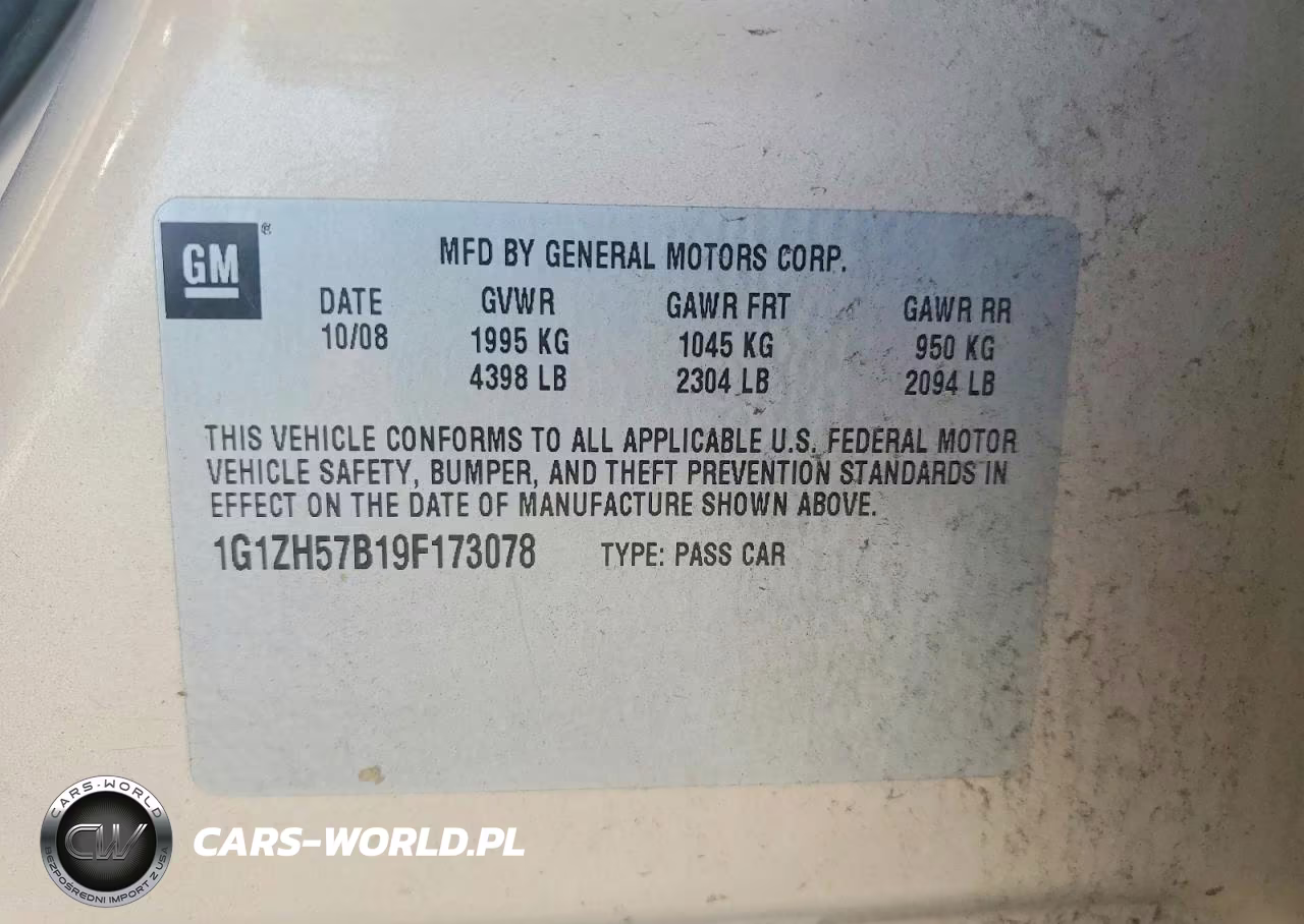 2009 Chevrolet Malibu 1Lt VIN:1G1ZH57B19F173078 - 12