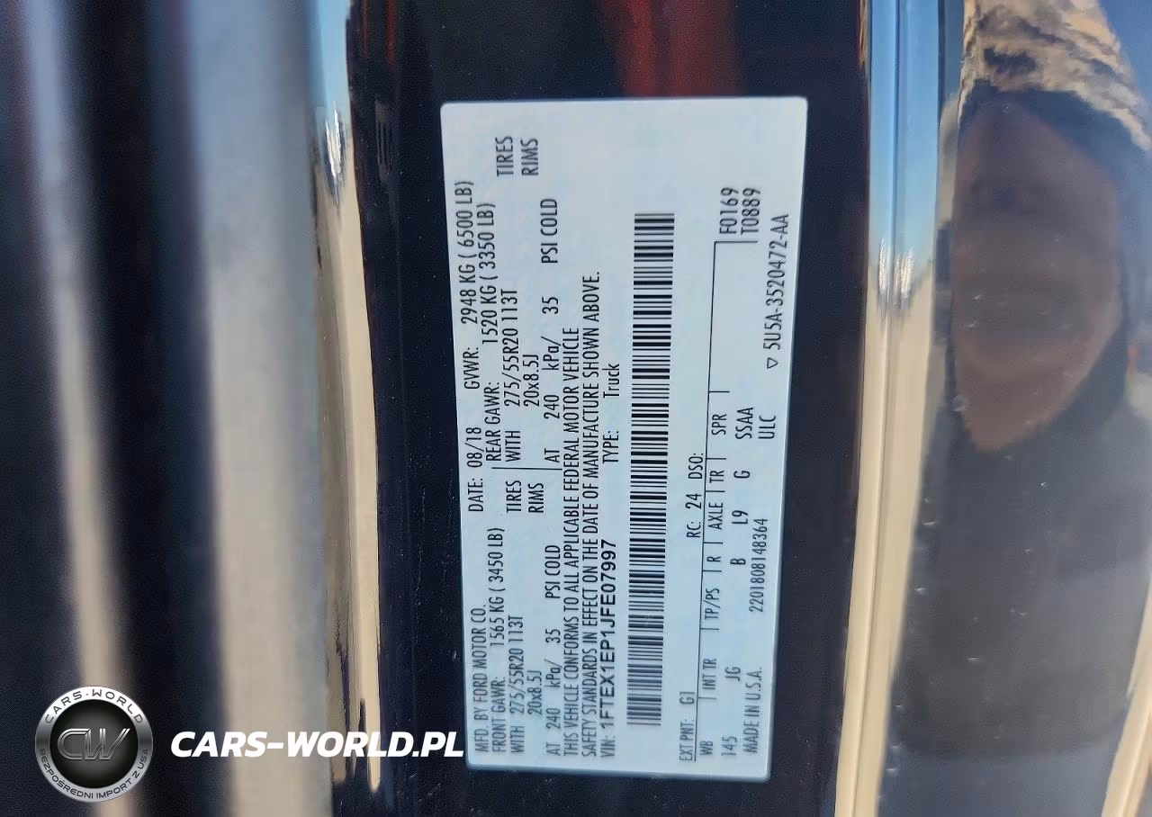 2018 Ford F150 Super Cab VIN:1FTEX1EP1JFE07997 - 12