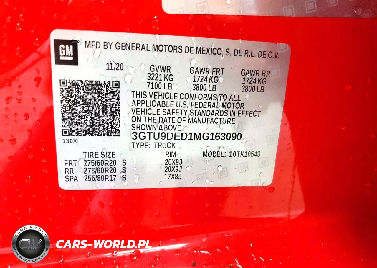 2021 GMC Sierra K1500 Slt VIN:3GTU9DED1MG163090 - 12