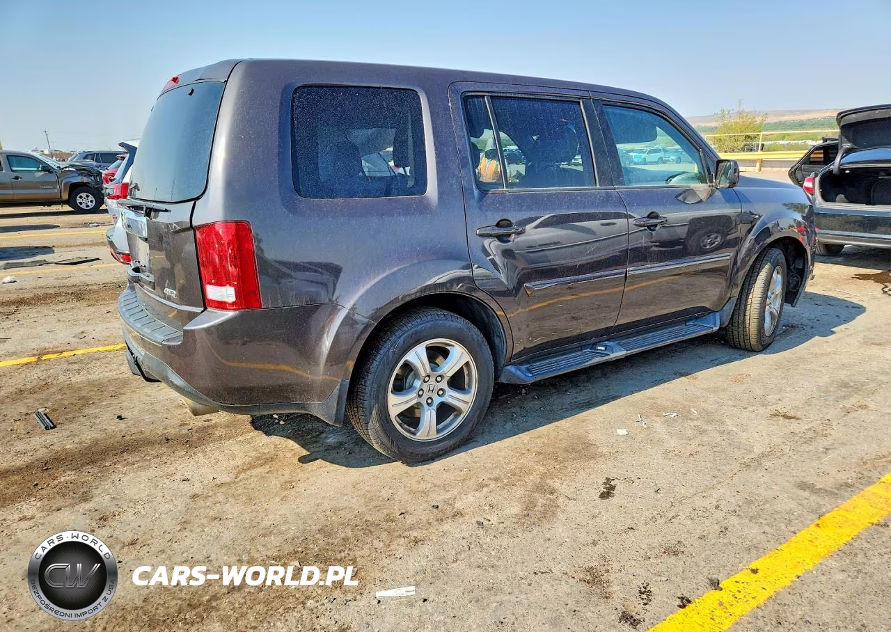 2014 Honda Pilot Exln VIN:5FNYF4H75EB001731 - 3