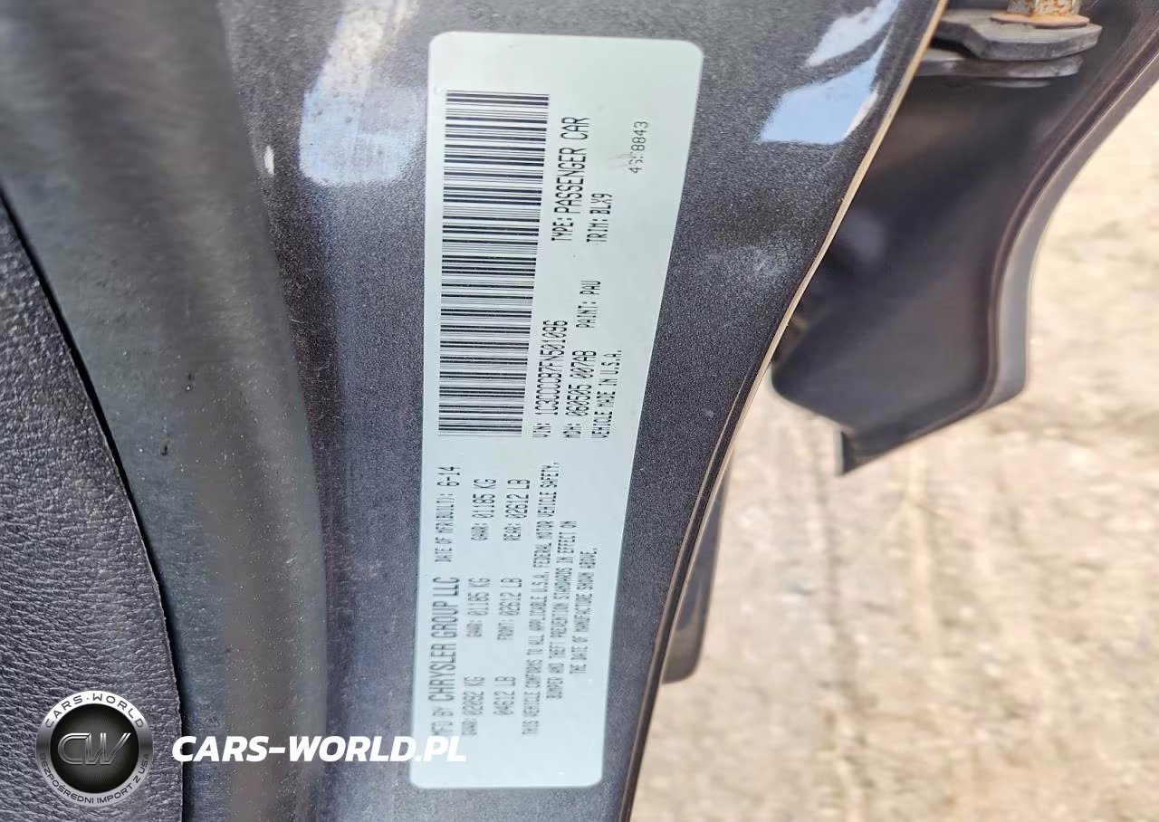 2015 Chrysler 200 C VIN:1C3CCCCB7FN501096 - 13