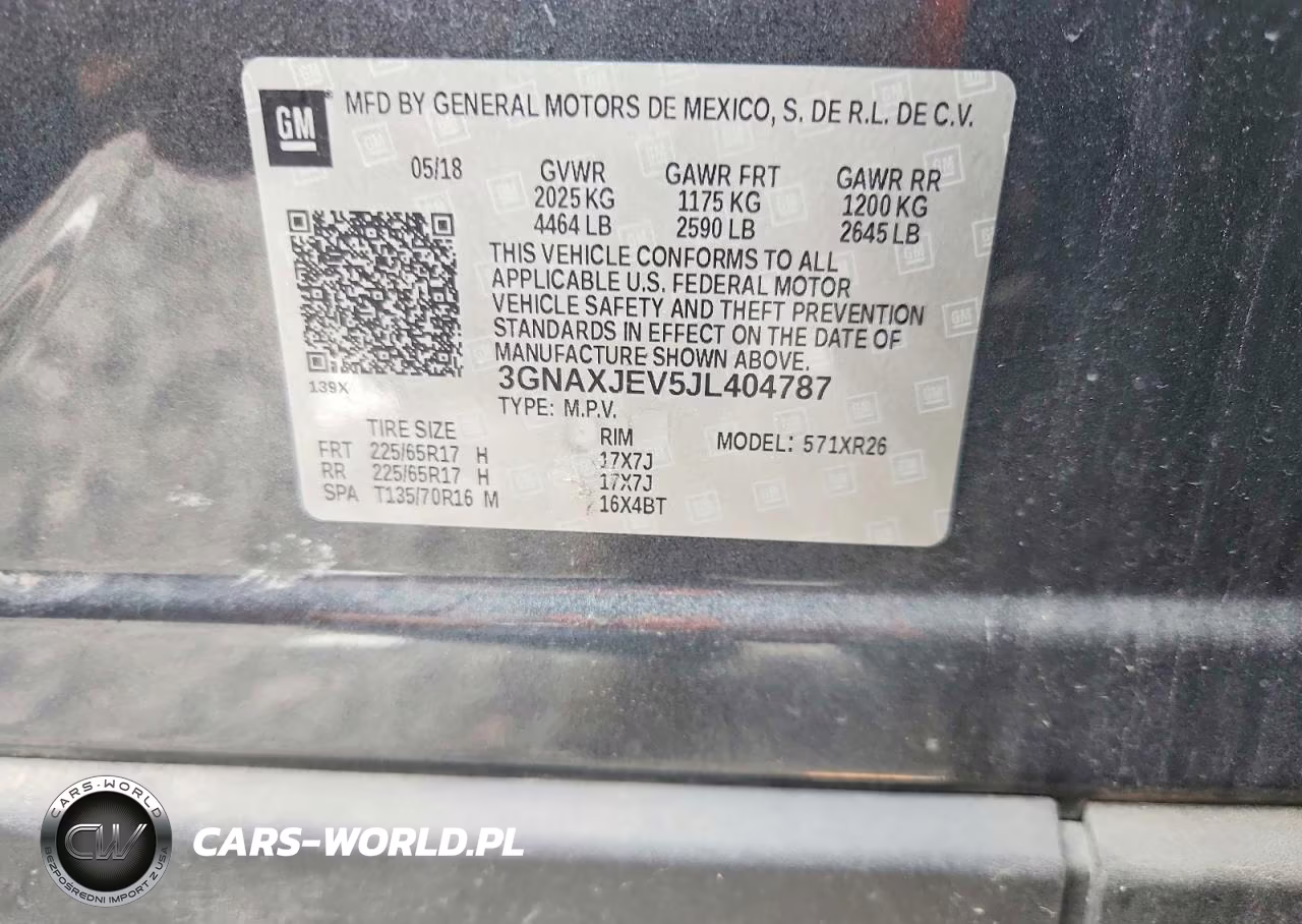 2018 Chevrolet Equinox Lt VIN:3GNAXJEV5JL404787 - 12