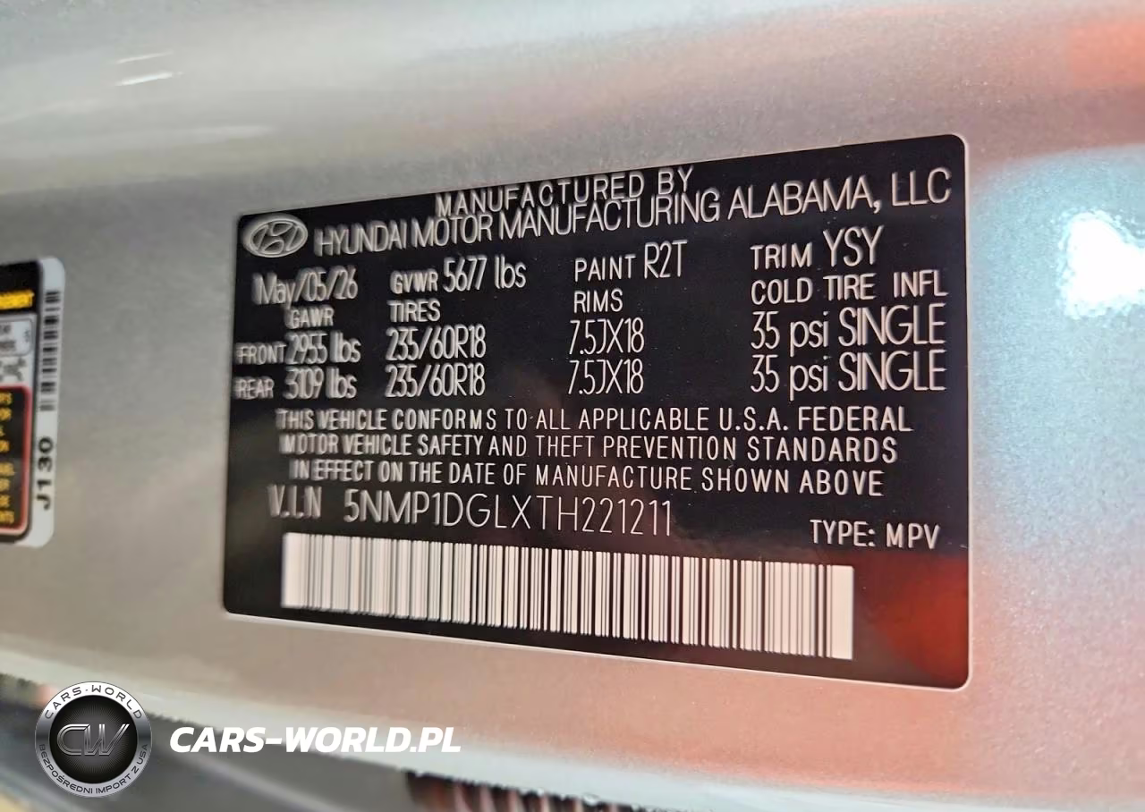 2026 Hyundai Santa Fe Se VIN:5NMP1DGLXTH221211 - 14