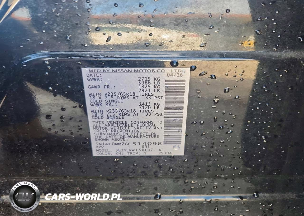 2016 Infiniti Qx60 Base VIN:5N1AL0MM7GC514098 - 13