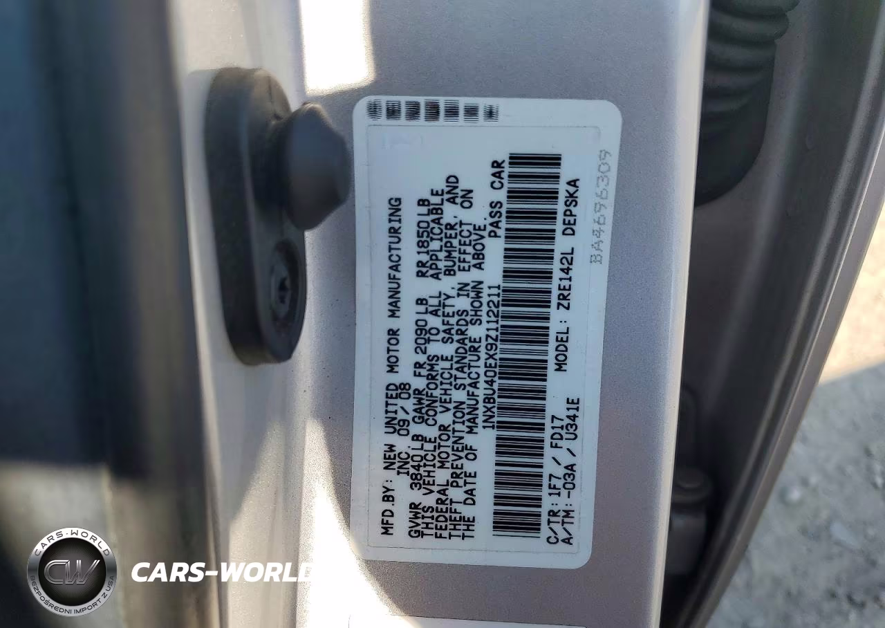2009 Toyota Corolla S VIN:1NXBU40EX9Z112211 - 12