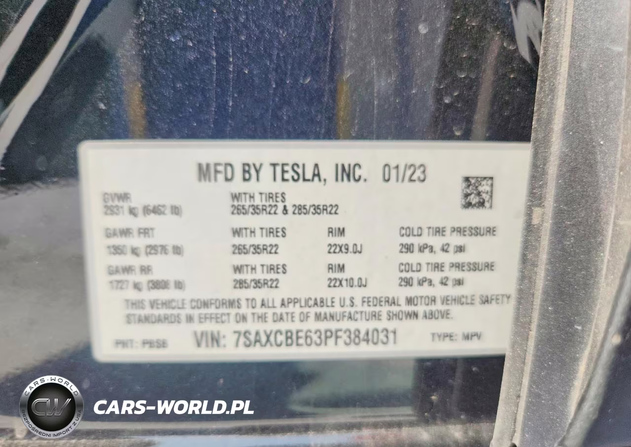 2023 Tesla Model X VIN:7SAXCBE63PF384031 - 13