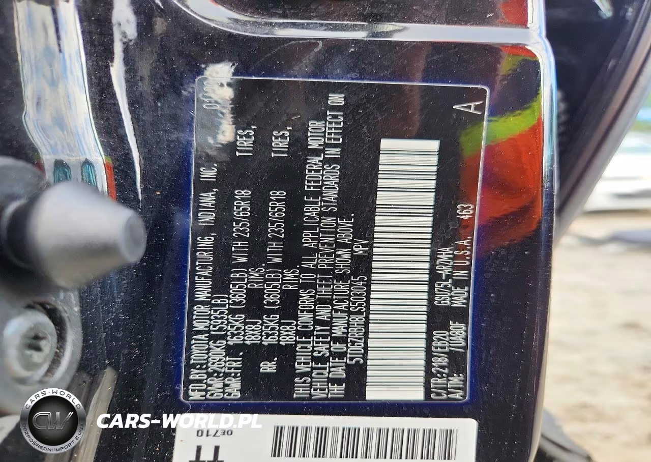 2020 Toyota Highlander Xle VIN:5TDGZRBH8LS503045 - 13