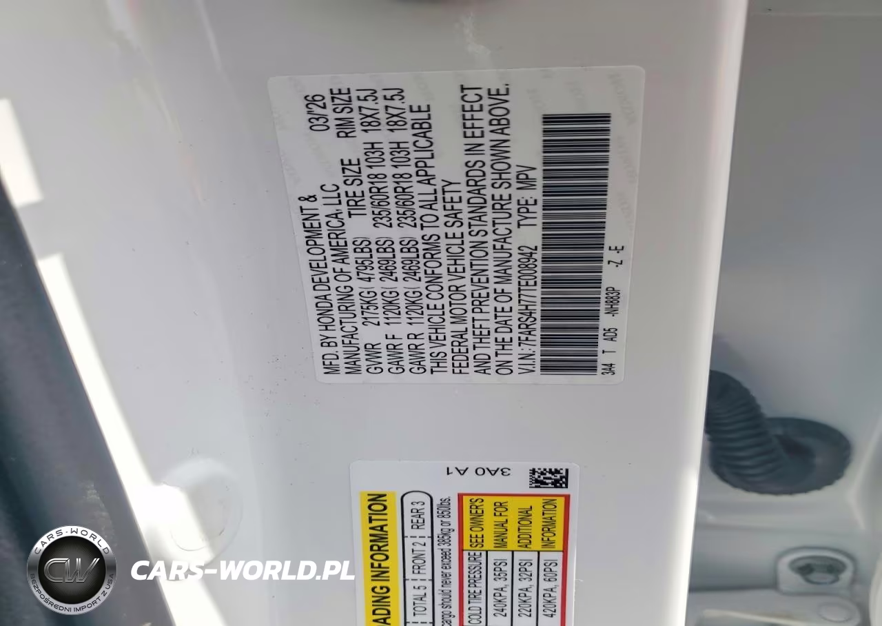 2026 Honda Cr-V Exl VIN:7FARS4H77TE008942 - 13