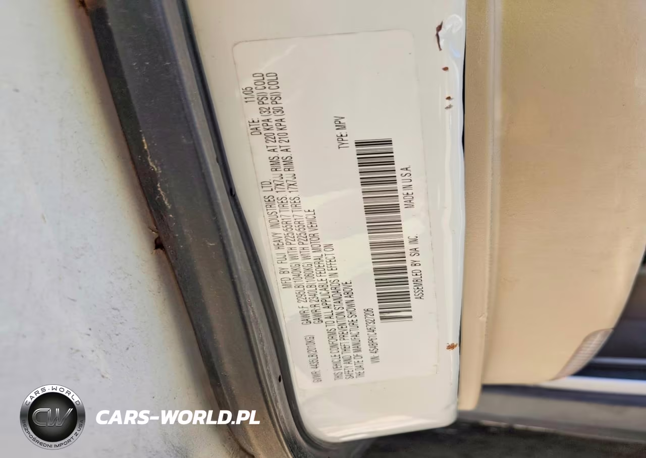 2006 Subaru Legacy Outback 2.5I VIN:4S4BP61C467327206 - 12