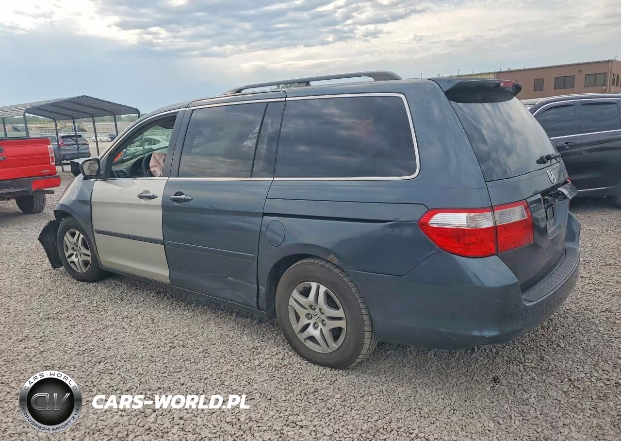 2005 Honda Odyssey Exl VIN:5FNRL38725B091055 - 2