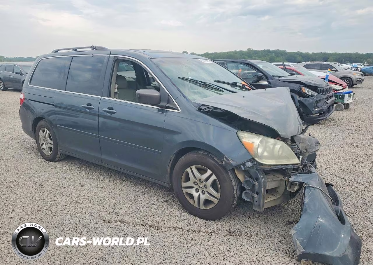 2005 Honda Odyssey Exl VIN:5FNRL38725B091055 - 4