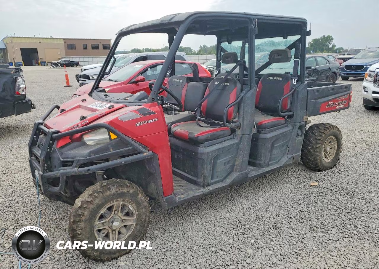 2015 Polaris Ranger Crew 900 Utility Vehicle VIN:3NSRUZ874FG508444 - 2