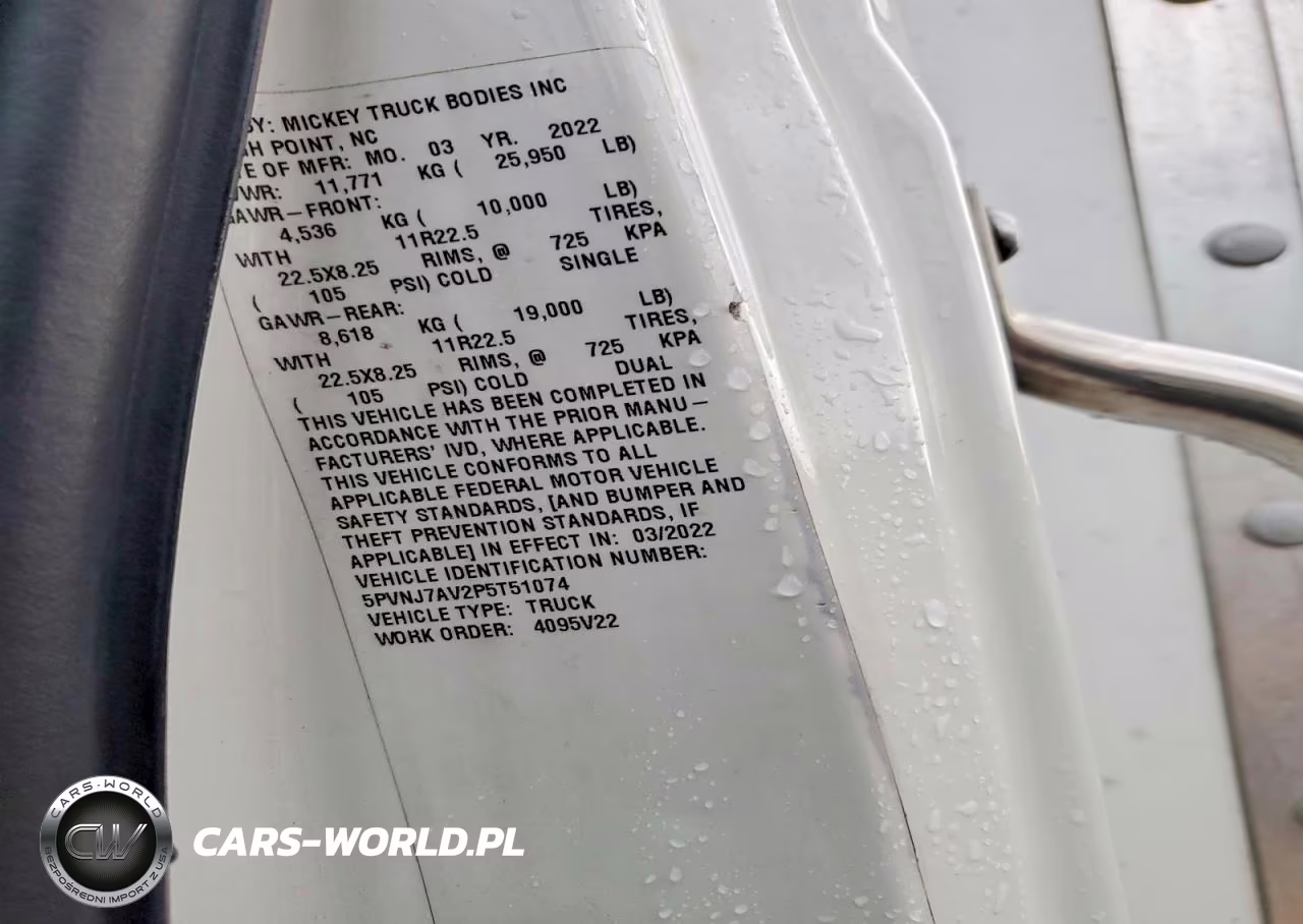 2023 Hino L6 Box Truck VIN:5PVNJ7AV2P5T51074 - 13