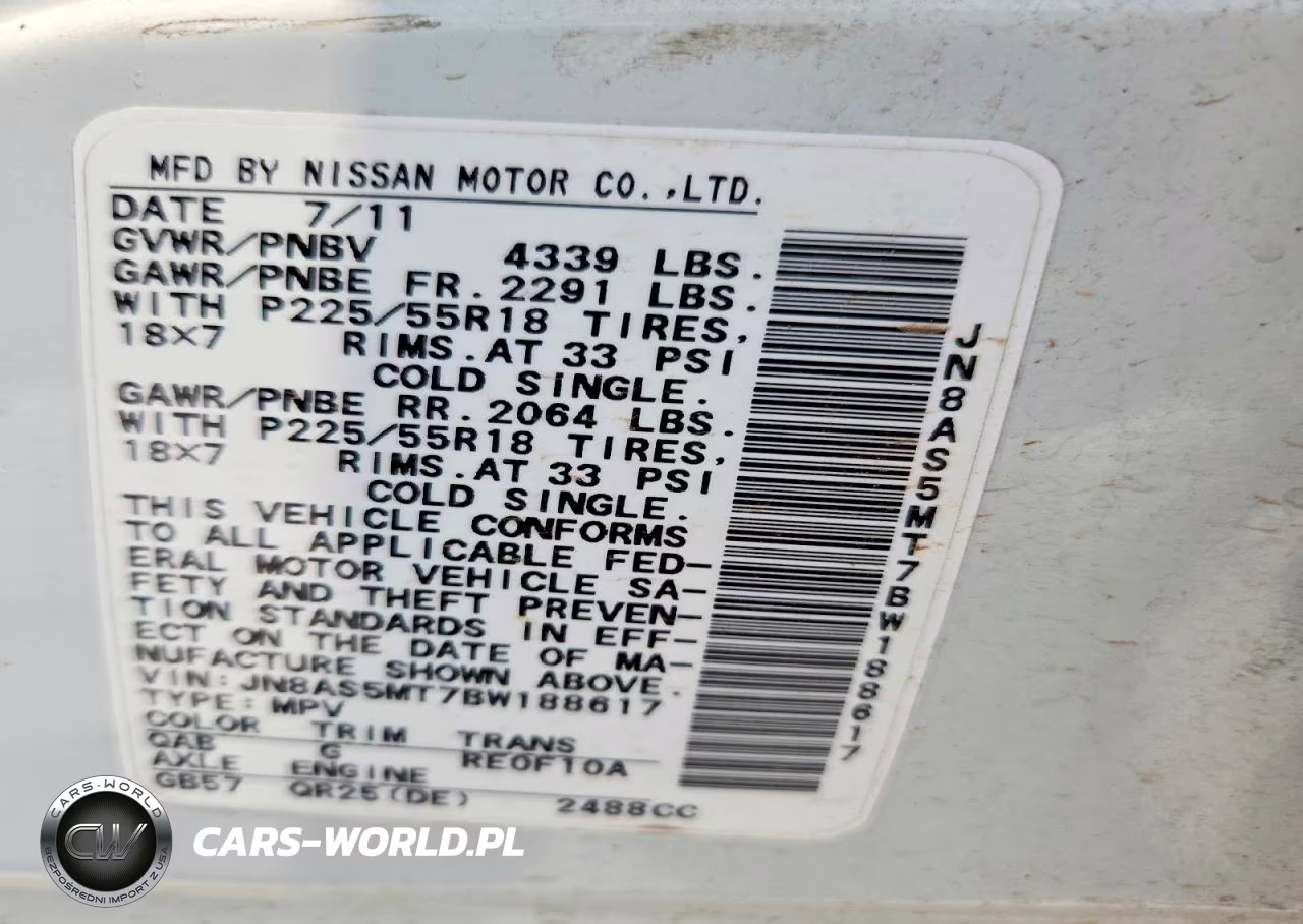 2011 Nissan Rogue S VIN:JN8AS5MT7BW188617 - 14