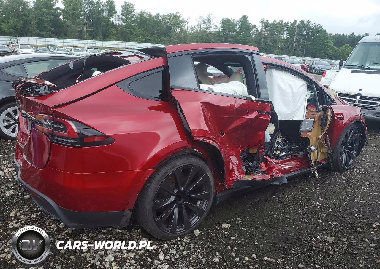 2023 Tesla Model X VIN:7SAXCBE56PF412556 - 3