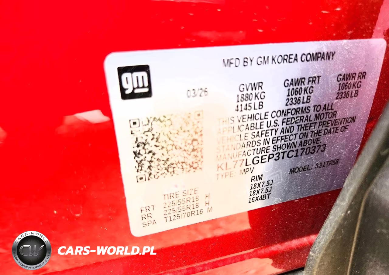 2026 Chevrolet Trax 1Rs VIN:KL77LGEP3TC170373 - 13