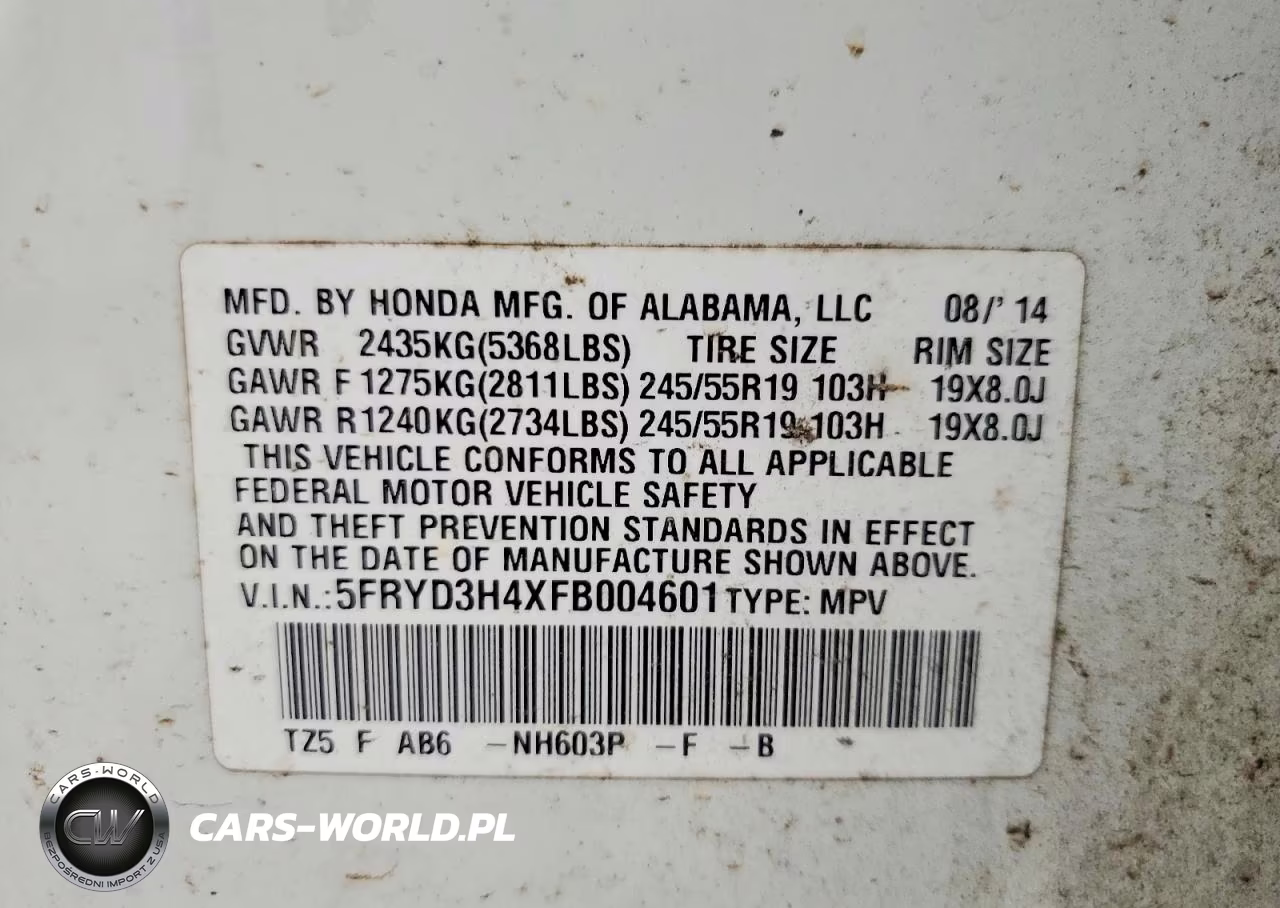 2015 Acura Mdx Technology VIN:5FRYD3H4XFB004601 - 13