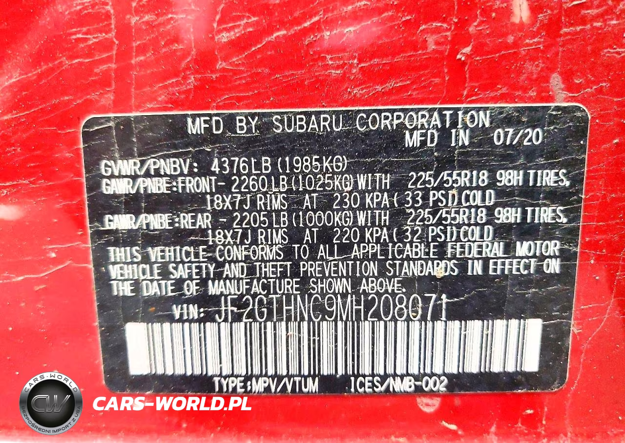 2021 Subaru Crosstrek Limited VIN:JF2GTHNC9MH208071 - 12