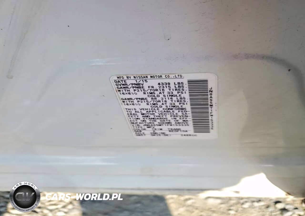 2015 Nissan Rogue Select S VIN:JN8AS5MT1FW153335 - 13