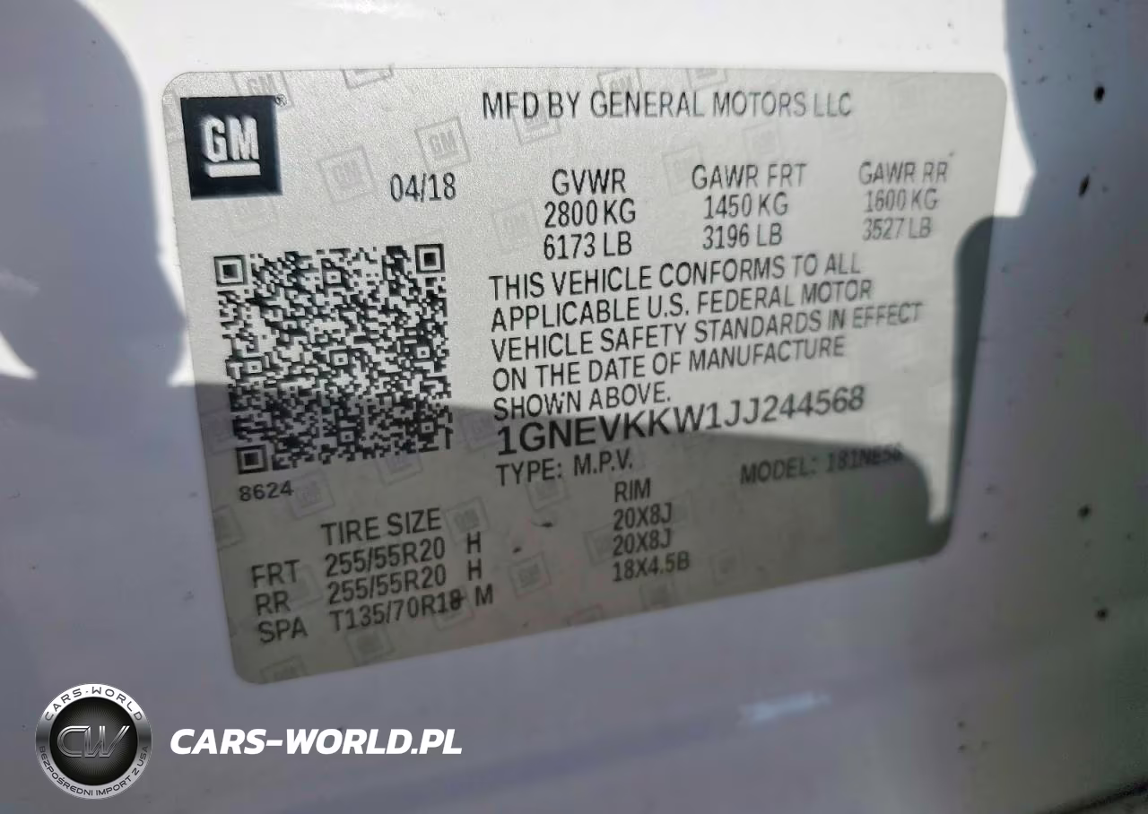 2018 Chevrolet Traverse High Country VIN:1GNEVKKW1JJ244568 - 13